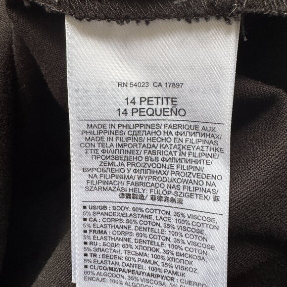 EUC Banana Republic x Roland Mouret Bodycon dress with lace sleeves & open neck - Picture 4 of 9